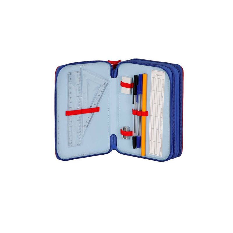 Carti si Birotica - Rechizite - Penare - Penar Captain America Glory , Echipat, 3 compartimente, 43 piese, 21 x 14 x 7 cm  Albastru - Infinity.ro