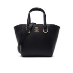 Fashion, accesorii si bijuterii - Femei - Accesorii femei - Genti si rucsacuri femei - Geanta dama Tommy Hilfiger Timeless Med Tote AW0AW15223 Negru 18.5 x 17 x 10 cm - Infinity.ro