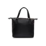 Fashion, accesorii si bijuterii - Femei - Accesorii femei - Genti si rucsacuri femei - Geanta dama Tommy Hilfiger Poppy Plus Small Tote AW0AW15592 Negru 28 x 22 x 15 cm - Infinity.ro