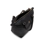 Fashion, accesorii si bijuterii - Femei - Accesorii femei - Genti si rucsacuri femei - Geanta dama Tommy Hilfiger Poppy Plus Small Tote AW0AW15592 Negru 28 x 22 x 15 cm - Infinity.ro
