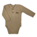 Fashion, accesorii si bijuterii - Copii - Imbracaminte copii - Body-uri copii - Body cu maneca lunga (182103) Nicol "Star" Maro Marimea 68 - Infinity.ro