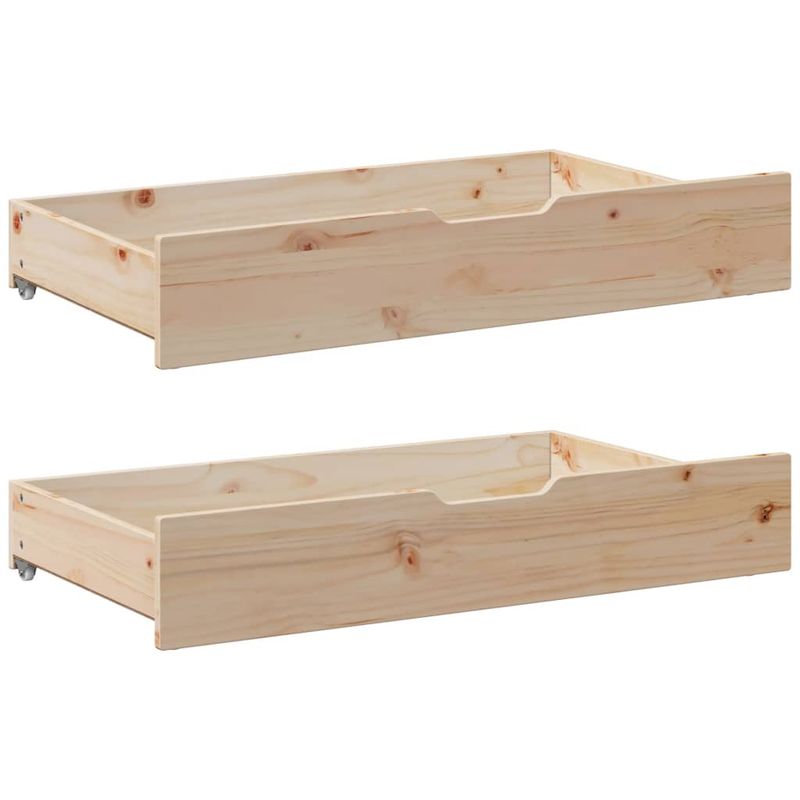 Casa si Gradina - Mobilier - Paturi si accesorii - Paturi - Pat de zi cu extensie si sertare, 80x200 cm, lemn masiv de pin - Infinity.ro