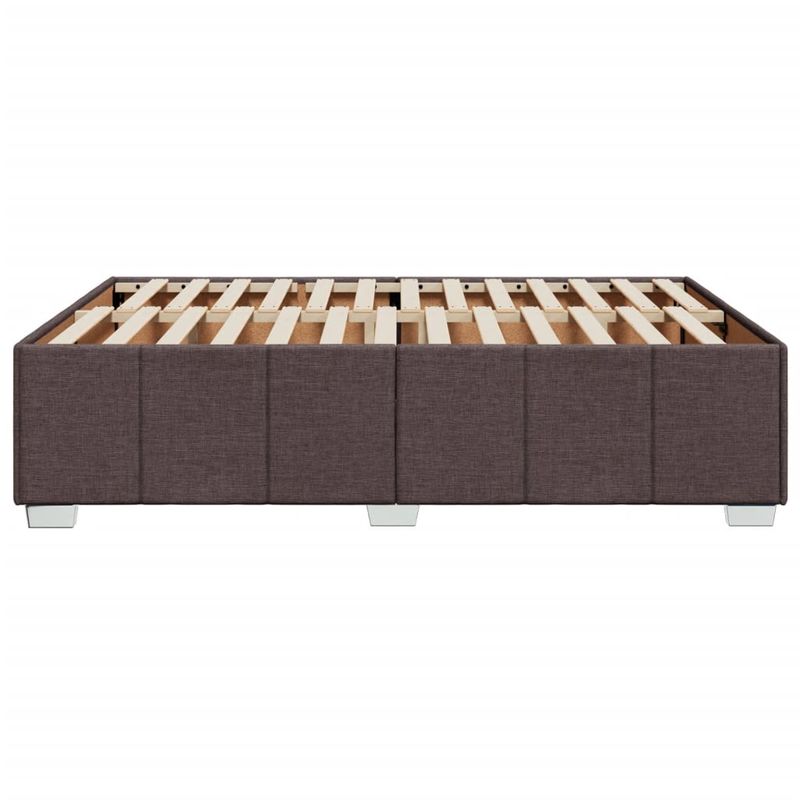 Casa si Gradina - Mobilier - Paturi si accesorii - Paturi - Cadru de pat fara saltea, maro inchis, 140x200 cm, textil - Infinity.ro