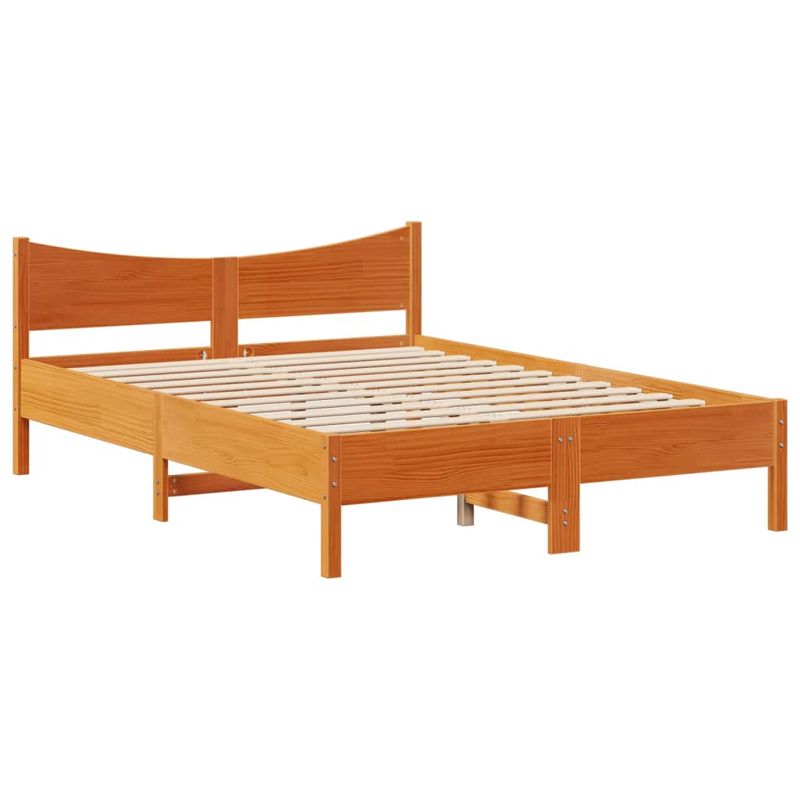 Casa si Gradina - Mobilier - Paturi si accesorii - Paturi - Cadru pat cu sertare maro ceruit, 120x200 cm, lemn masiv de pin - Infinity.ro