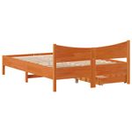 Casa si Gradina - Mobilier - Paturi si accesorii - Paturi - Cadru pat cu sertare maro ceruit, 120x200 cm, lemn masiv de pin - Infinity.ro