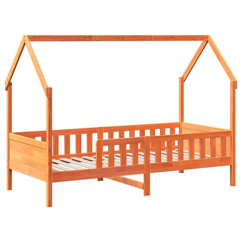Casa si Gradina - Mobilier - Paturi si accesorii - Paturi - Cadru de pat pentru copii cu sertare, 90x190 cm, lemn masiv pin - Infinity.ro