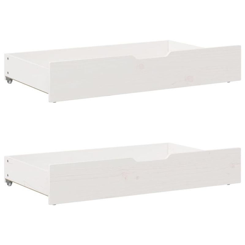 Casa si Gradina - Mobilier - Paturi si accesorii - Paturi - Cadru de pat fara saltea, alb, 140x190 cm, lemn masiv de pin - Infinity.ro