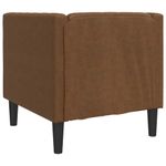 Casa si Gradina - Mobilier - Scaune si fotolii - Fotolii - Fotoliu Chesterfield, maro, piele intoarsa ecologica - Infinity.ro