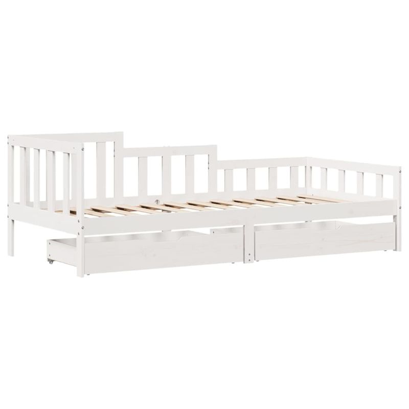 Casa si Gradina - Mobilier - Paturi si accesorii - Paturi - Pat de zi cu sertare, 90x190 cm, lemn masiv de pin - Infinity.ro