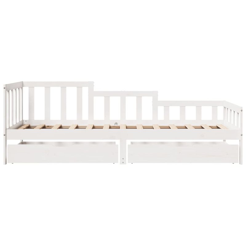 Casa si Gradina - Mobilier - Paturi si accesorii - Paturi - Pat de zi cu sertare, 90x190 cm, lemn masiv de pin - Infinity.ro