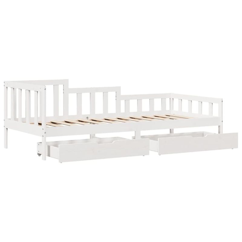 Casa si Gradina - Mobilier - Paturi si accesorii - Paturi - Pat de zi cu sertare, 90x190 cm, lemn masiv de pin - Infinity.ro