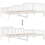 Casa si Gradina - Mobilier - Paturi si accesorii - Paturi - Pat de zi cu sertare, 90x190 cm, lemn masiv de pin - Infinity.ro