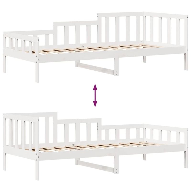Casa si Gradina - Mobilier - Paturi si accesorii - Paturi - Pat de zi cu sertare, 90x190 cm, lemn masiv de pin - Infinity.ro