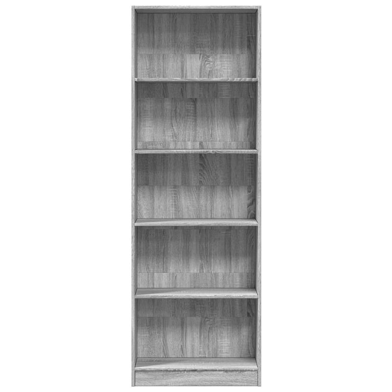 Casa si Gradina - Mobilier - Biblioteci si rafturi - Biblioteci - Biblioteca, gri sonoma, 60x24x176 cm, lemn prelucrat - Infinity.ro