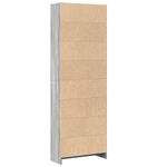 Casa si Gradina - Mobilier - Biblioteci si rafturi - Biblioteci - Biblioteca, gri sonoma, 60x24x176 cm, lemn prelucrat - Infinity.ro