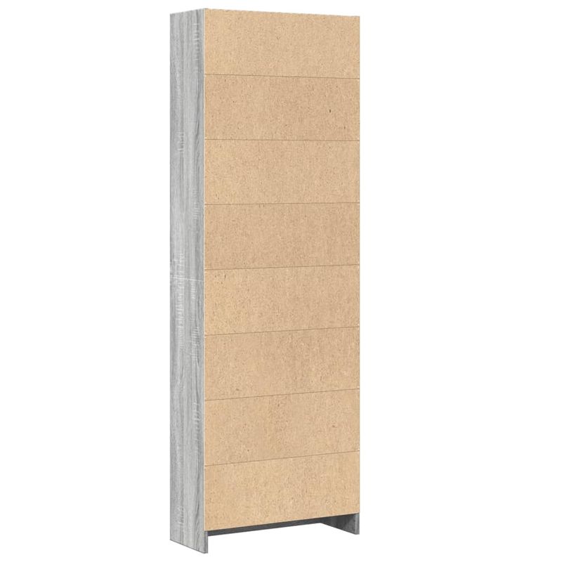 Casa si Gradina - Mobilier - Biblioteci si rafturi - Biblioteci - Biblioteca, gri sonoma, 60x24x176 cm, lemn prelucrat - Infinity.ro