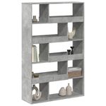Casa si Gradina - Mobilier - Biblioteci si rafturi - Biblioteci - Biblioteca, gri beton, 100x33x156,5 cm, lemn prelucrat - Infinity.ro
