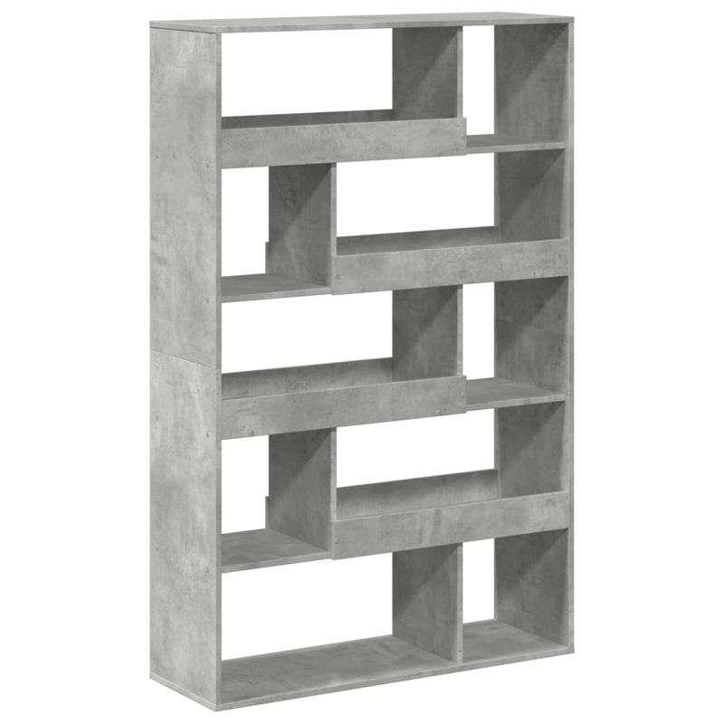 Casa si Gradina - Mobilier - Biblioteci si rafturi - Biblioteci - Biblioteca, gri beton, 100x33x156,5 cm, lemn prelucrat - Infinity.ro