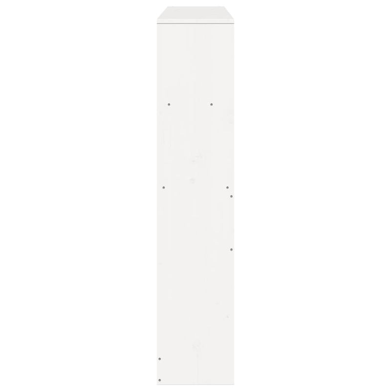 Casa si Gradina - Mobilier - Paturi si accesorii - Accesorii paturi - Tablie de pat cu depozitare alb 160 cm lemn masiv de pin - Infinity.ro