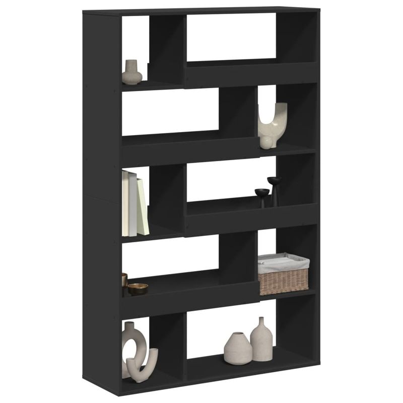 Casa si Gradina - Mobilier - Biblioteci si rafturi - Biblioteci - Biblioteca, negru, 100x33x156,5 cm, lemn prelucrat - Infinity.ro
