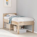 Casa si Gradina - Mobilier - Paturi si accesorii - Paturi - Cadru de pat fara saltea, 90x200 cm, lemn masiv pin - Infinity.ro