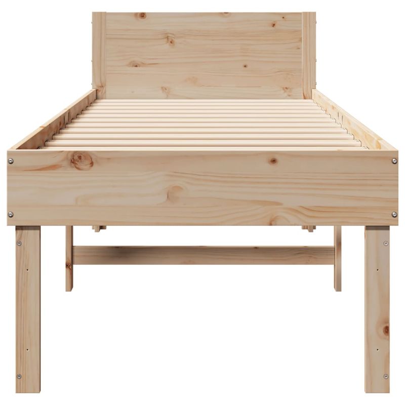 Casa si Gradina - Mobilier - Paturi si accesorii - Paturi - Cadru de pat fara saltea, 90x200 cm, lemn masiv pin - Infinity.ro