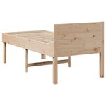 Casa si Gradina - Mobilier - Paturi si accesorii - Paturi - Cadru de pat fara saltea, 90x200 cm, lemn masiv pin - Infinity.ro