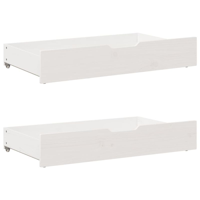 Casa si Gradina - Mobilier - Paturi si accesorii - Paturi - Cadru de pat fara saltea, alb, 120x190 cm, lemn masiv pin - Infinity.ro