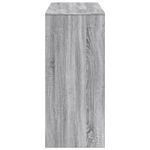 Casa si Gradina - Mobilier - Mese si birouri - Mese bucatarie si dining - Masa bar raft stejar Sonoma gri 124x46x103,5 cm lemn prelucrat - Infinity.ro