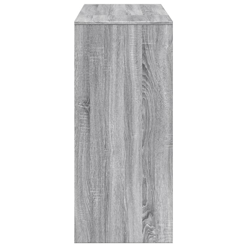 Casa si Gradina - Mobilier - Mese si birouri - Mese bucatarie si dining - Masa bar raft stejar Sonoma gri 124x46x103,5 cm lemn prelucrat - Infinity.ro