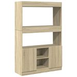 Casa si Gradina - Mobilier - Biblioteci si rafturi - Biblioteci - Dulap inalt, stejar sonoma, 92x33x140 cm, lemn prelucrat - Infinity.ro