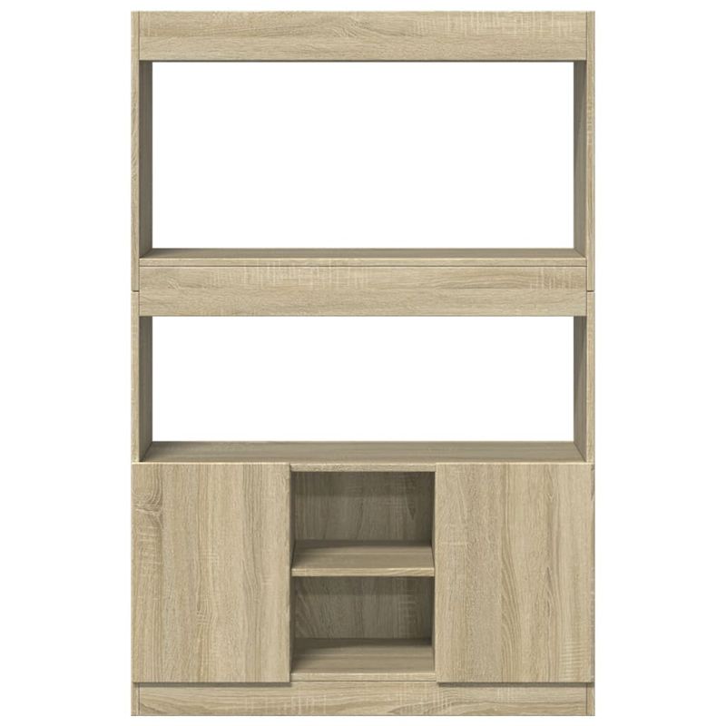 Casa si Gradina - Mobilier - Biblioteci si rafturi - Biblioteci - Dulap inalt, stejar sonoma, 92x33x140 cm, lemn prelucrat - Infinity.ro
