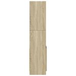 Casa si Gradina - Mobilier - Biblioteci si rafturi - Biblioteci - Dulap inalt, stejar sonoma, 92x33x140 cm, lemn prelucrat - Infinity.ro