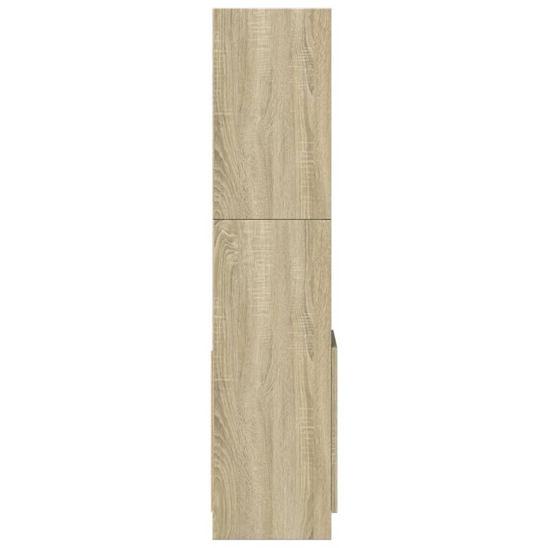 Casa si Gradina - Mobilier - Biblioteci si rafturi - Biblioteci - Dulap inalt, stejar sonoma, 92x33x140 cm, lemn prelucrat - Infinity.ro