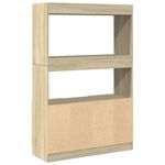 Casa si Gradina - Mobilier - Biblioteci si rafturi - Biblioteci - Dulap inalt, stejar sonoma, 92x33x140 cm, lemn prelucrat - Infinity.ro