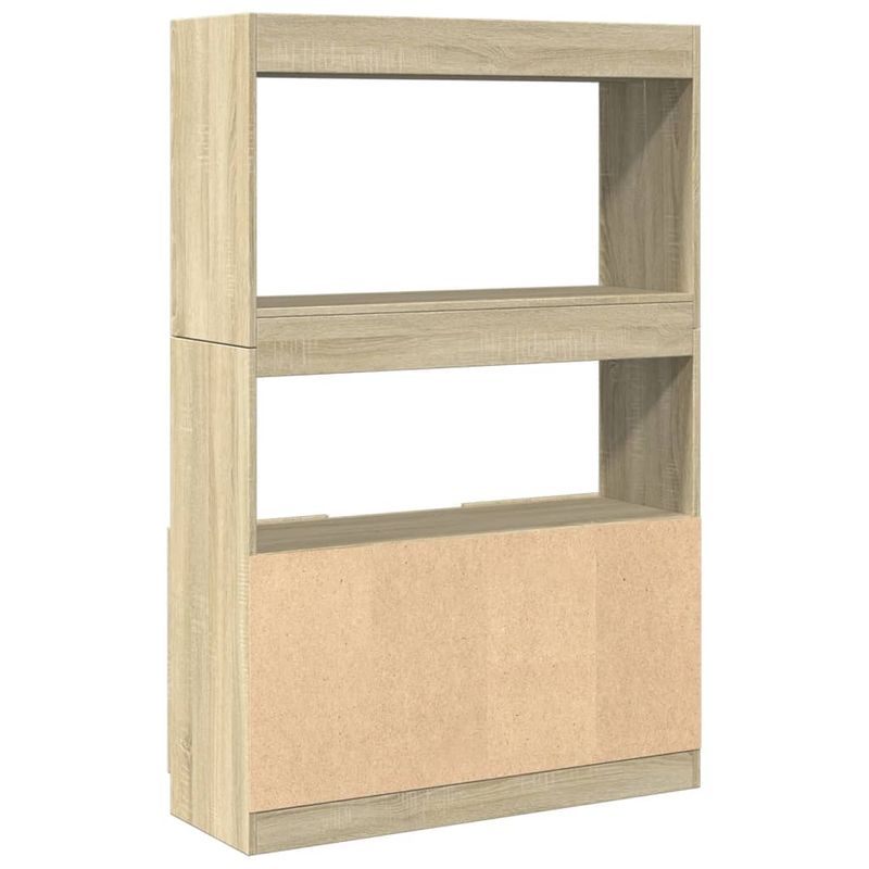 Casa si Gradina - Mobilier - Biblioteci si rafturi - Biblioteci - Dulap inalt, stejar sonoma, 92x33x140 cm, lemn prelucrat - Infinity.ro