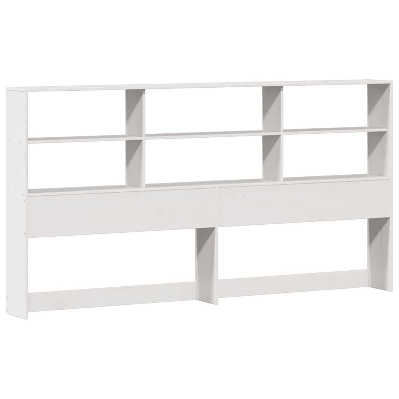 Casa si Gradina - Mobilier - Paturi si accesorii - Paturi - Pat cu biblioteca fara saltea, 180x200 cm, lemn masiv de pin - Infinity.ro