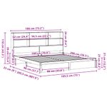 Casa si Gradina - Mobilier - Paturi si accesorii - Paturi - Pat cu biblioteca fara saltea, 180x200 cm, lemn masiv de pin - Infinity.ro