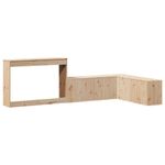 Casa si Gradina - Mobilier - Comode si corpuri - Noptiere - Noptiera cu birou, 232x122x75 cm lemn masiv de pin - Infinity.ro