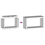 Casa si Gradina - Termice - Sobe, Seminee si accesorii - Accesorii seminee si sobe - Rastel pentru lemne de foc, antracit, 100x40x60 cm, otel - Infinity.ro