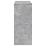 Casa si Gradina - Mobilier - Mese si birouri - Mese bucatarie si dining - Masa de bar cu raft, gri beton, 124x46x103,5 cm, lemn prelucrat - Infinity.ro