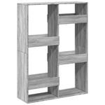 Casa si Gradina - Mobilier - Biblioteci si rafturi - Biblioteci - Separator de camera, gri sonoma, 100x33x135 cm, lemn prelucrat - Infinity.ro