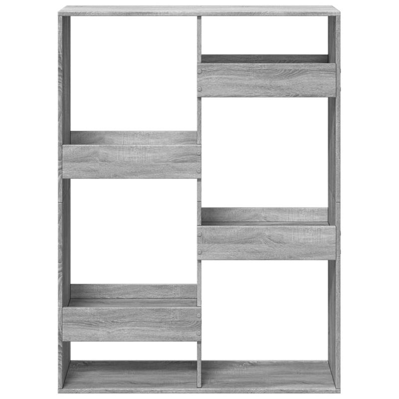 Casa si Gradina - Mobilier - Biblioteci si rafturi - Biblioteci - Separator de camera, gri sonoma, 100x33x135 cm, lemn prelucrat - Infinity.ro