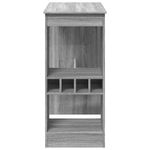 Casa si Gradina - Mobilier - Mese si birouri - Mese bucatarie si dining - Masa bar cu rafturi gri sonoma 90x47,5x103,5 cm lemn prelucrat - Infinity.ro
