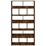 Casa si Gradina - Mobilier - Biblioteci si rafturi - Biblioteci - Separator camera stejar fumuriu 100x33x187,5 cm lemn prelucrat - Infinity.ro
