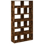 Casa si Gradina - Mobilier - Biblioteci si rafturi - Biblioteci - Separator camera stejar fumuriu 100x33x187,5 cm lemn prelucrat - Infinity.ro