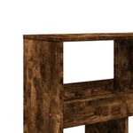Casa si Gradina - Mobilier - Biblioteci si rafturi - Biblioteci - Separator camera stejar fumuriu 100x33x187,5 cm lemn prelucrat - Infinity.ro