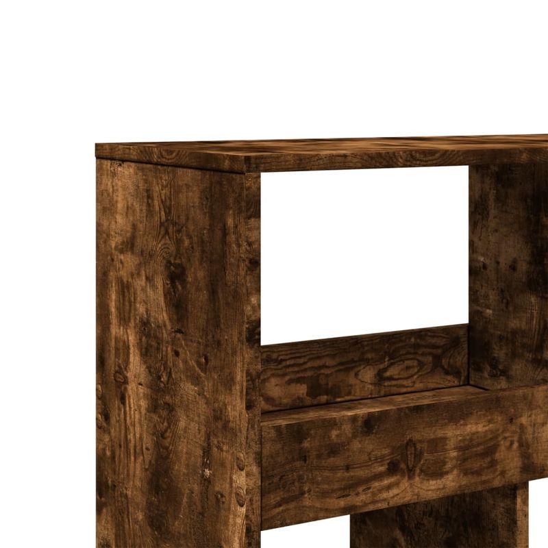 Casa si Gradina - Mobilier - Biblioteci si rafturi - Biblioteci - Separator camera stejar fumuriu 100x33x187,5 cm lemn prelucrat - Infinity.ro