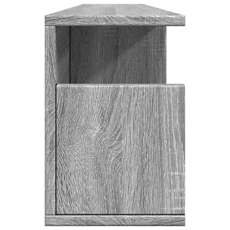 Casa si Gradina - Mobilier - Biblioteci si rafturi - Rafturi - Dulap de perete, sonoma gri, 100x20x30 cm, lemn prelucrat - Infinity.ro