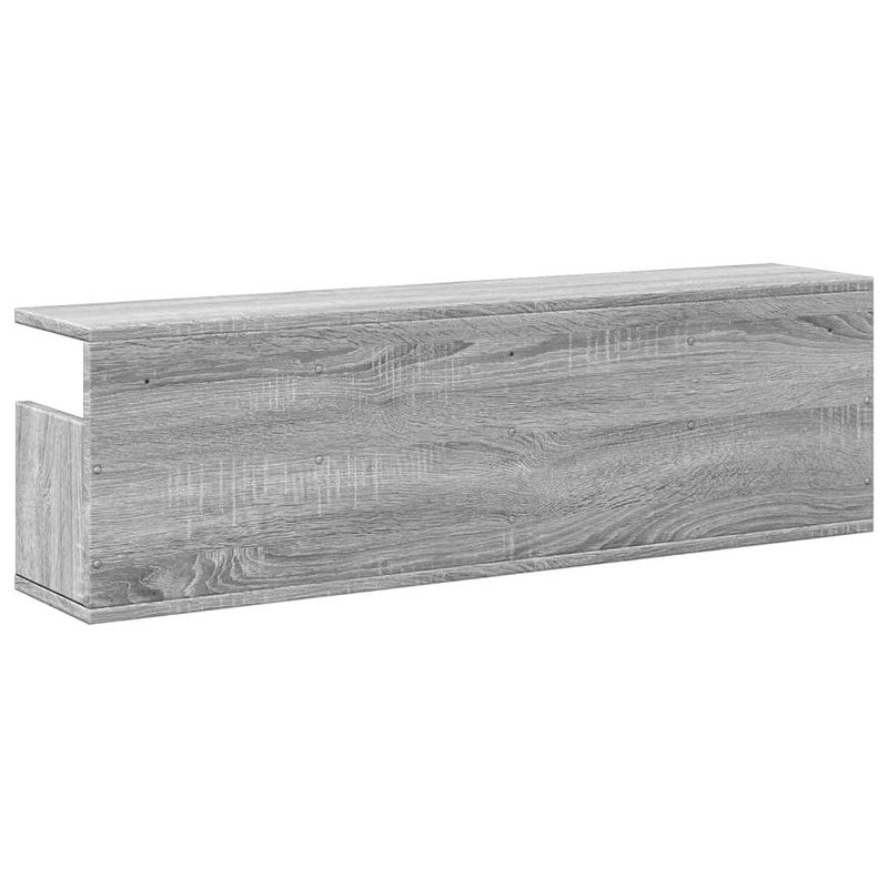 Casa si Gradina - Mobilier - Biblioteci si rafturi - Rafturi - Dulap de perete, sonoma gri, 100x20x30 cm, lemn prelucrat - Infinity.ro
